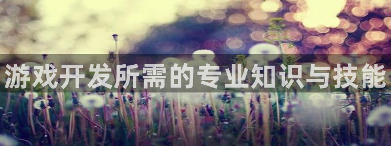 沐鸣2客户端 登录：游戏开发所需的专业知识与技能